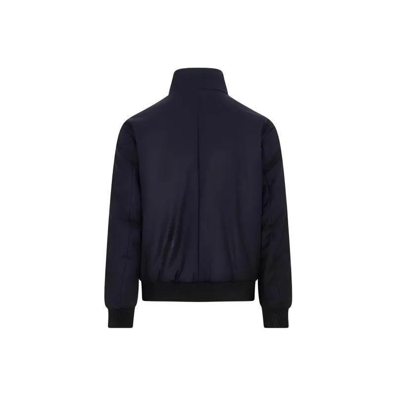 GIORGIO ARMANI Embroidered logo Zip up Jacket-1