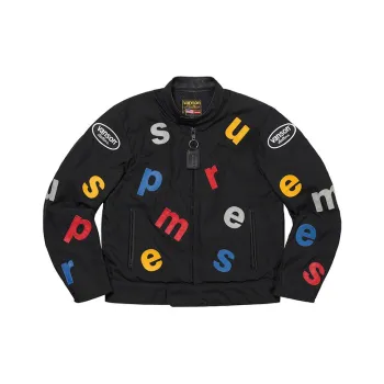 Supreme Vanson Leathers Letters Cordura Jacket