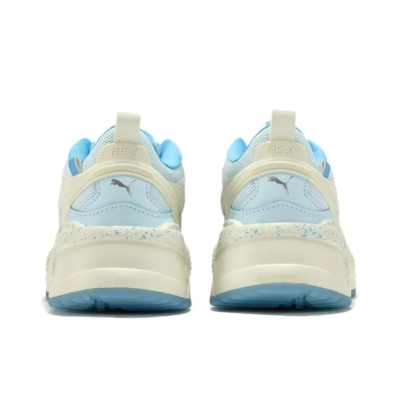 PUMA RS X Low Top Casual Shoes Unisex White Blue-3