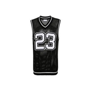 OFF WHITE Vest, Regular Fit Men's Black
