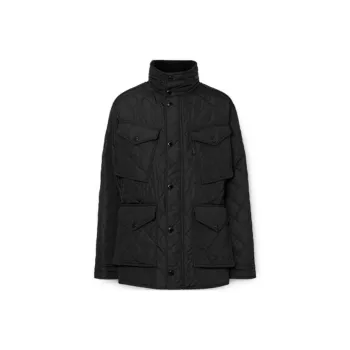 Burberry Packaway Hood Quilted Thermoregulated Field Jacket