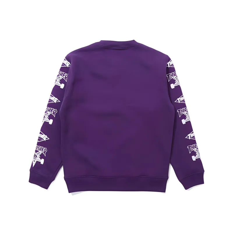 Thrasher Sweatshirts Unisex Purple-1