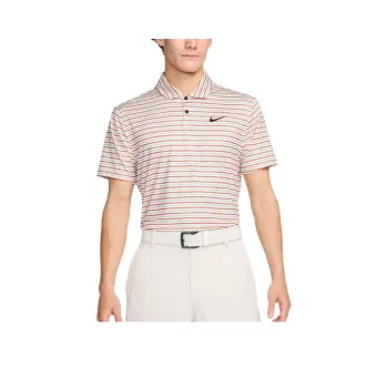 Nike Striped Golf Polo Shirt Polo Shirt Men's Coconut Milk