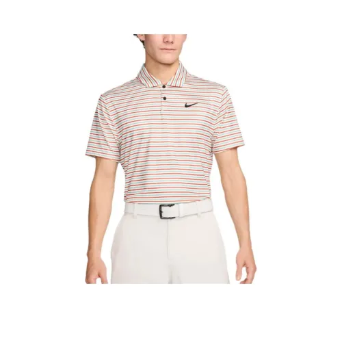 Nike Striped Golf Polo Shirt Polo Shirt Men's Coconut Milk