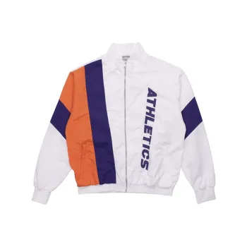 LiNing Jacket Unisex Milk White & Orange