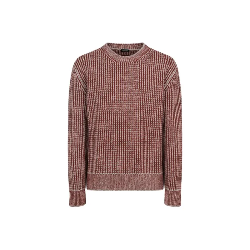 Ermenegildo Zegna Jacquard knit Cashmere Jumper-0