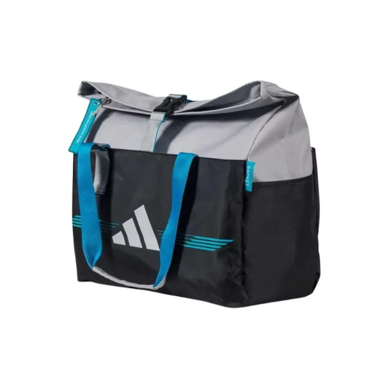 Adidas Recycled Polyester Tennis Racket Bag Handbag Women's Chalk White With Black-1