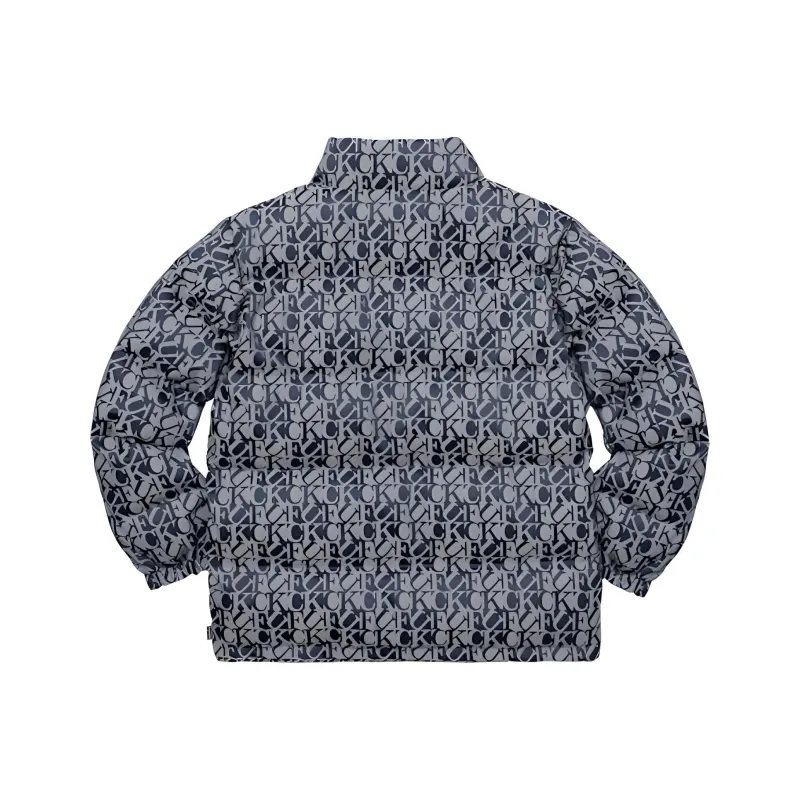 Supreme Fuck Jacquard Puffy Jacket-1