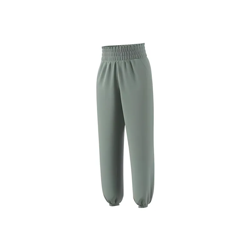 Adidas Knitted Sweatpants Women's Dusty Green-2