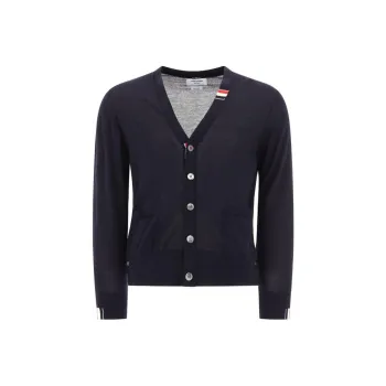 THOM BROWNE Button Up Knitted Cardigan