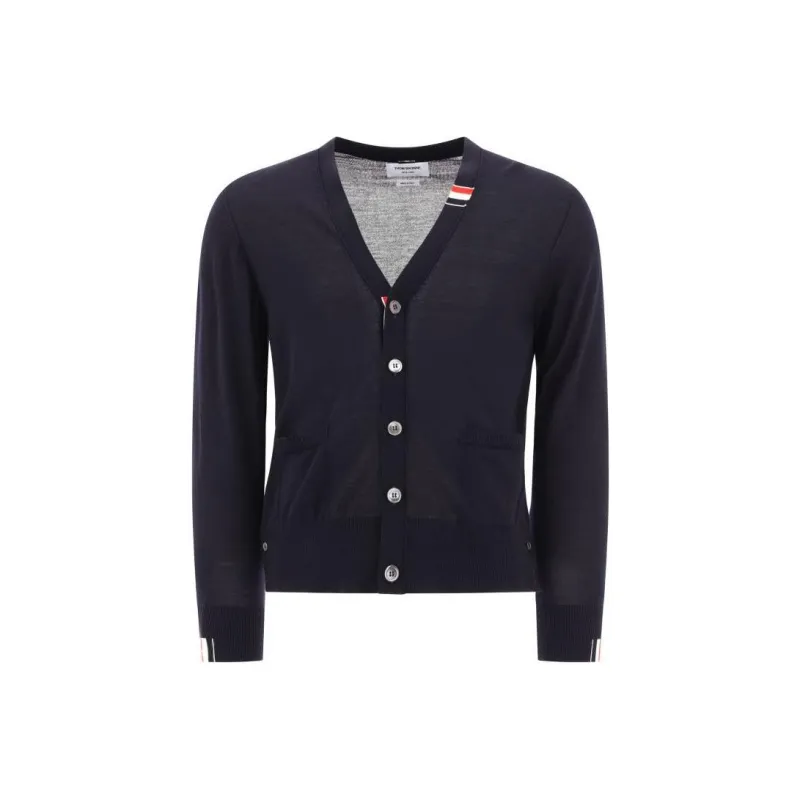 THOM BROWNE Button Up Knitted Cardigan-0