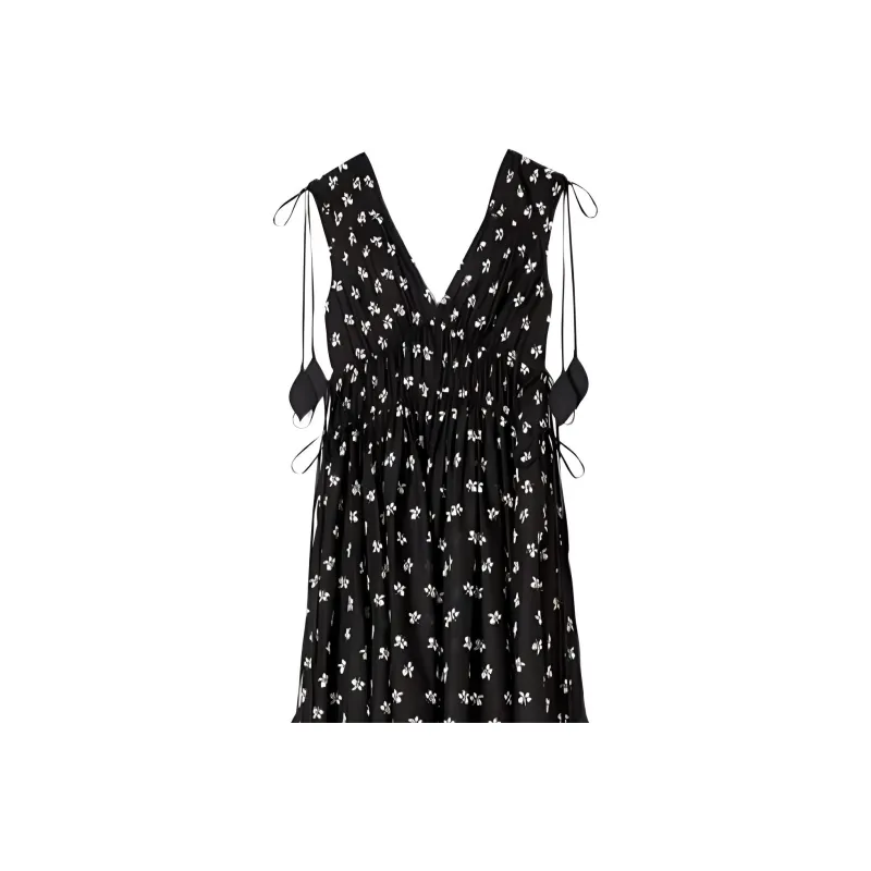TORY BURCH Sleeveless Dress Women's Black-2