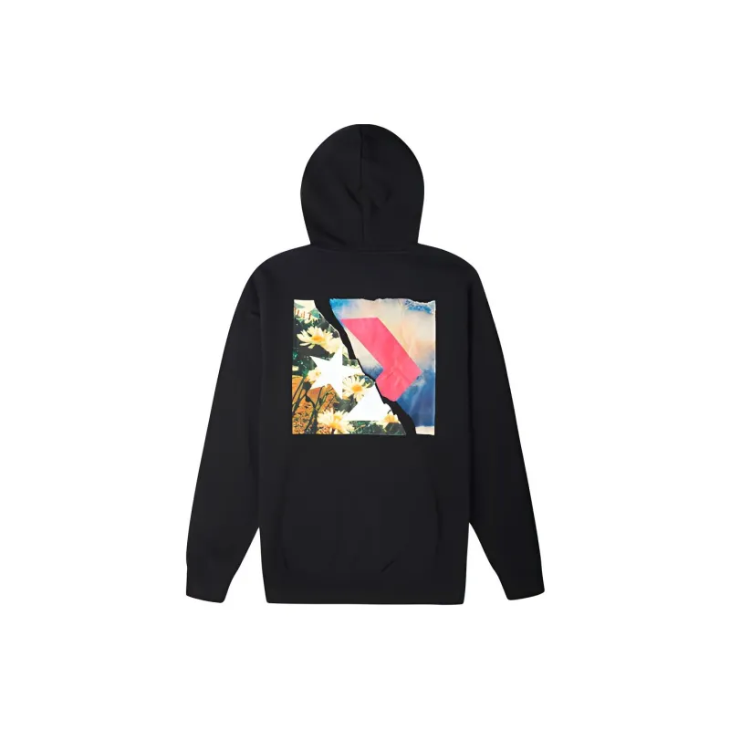 Converse Digital Print Graphic Sweatshirt Unisex Black-1
