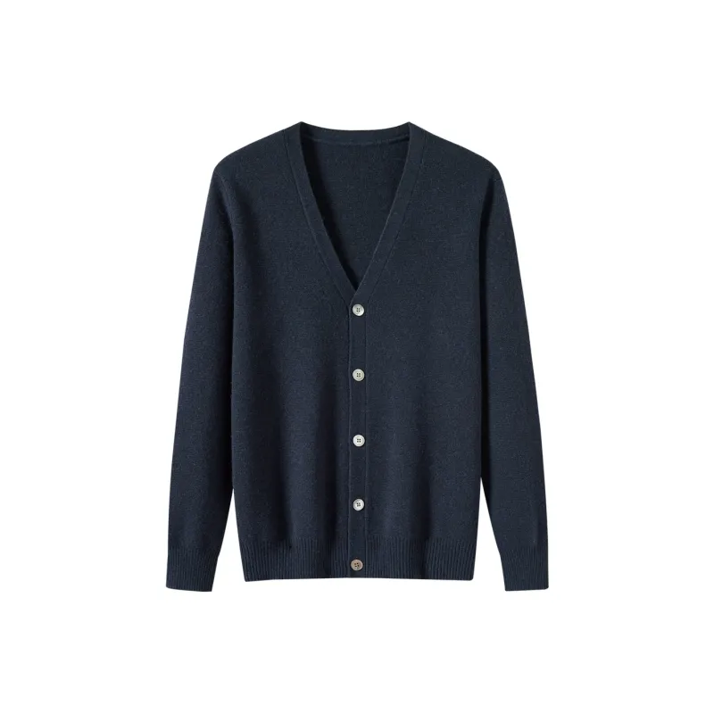 H YXIANG Cashmere Sweater Men's-2