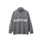 Dark Gray Turtleneck Style