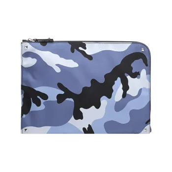 Valentino Nylon Clutch Regular Men's Camouflage