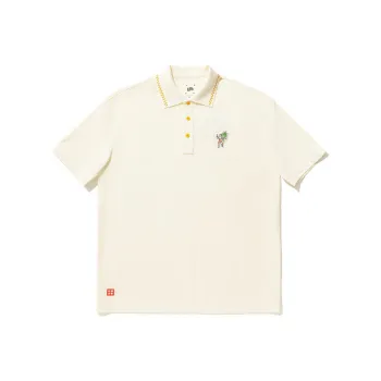 LiNing x BILLIONAIRE BOYS CLUB Polo Shirt Men's Ecru
