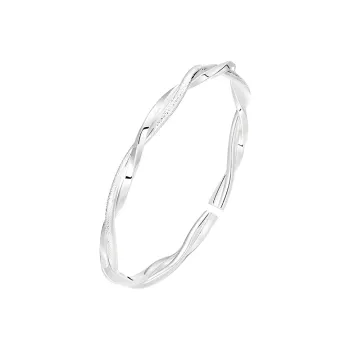QIANCHANG 999 Fine Silver Bangles Women's