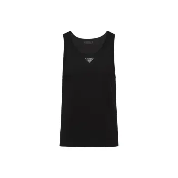PRADA Tank Tops Men Black