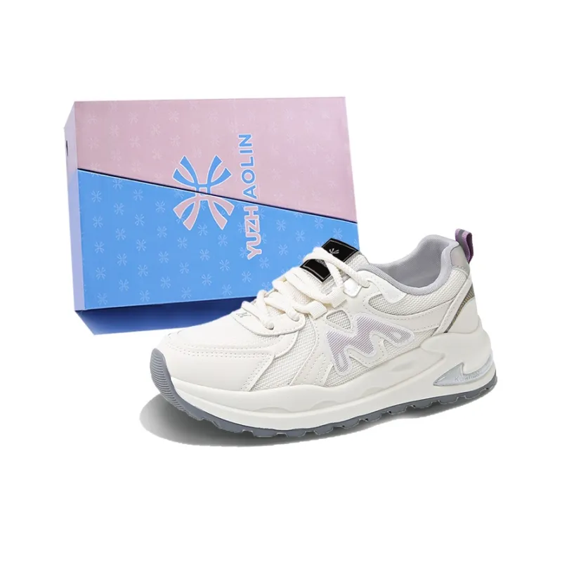 YUZHAOLIN Anti-Slip And Wear-Resistant Height Increasing Low-Top Chunky Sneakers Women's-10