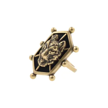 WEILAMANNI Brass Rings Unisex Gold/Silver