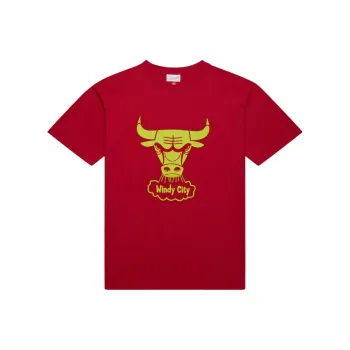 Mitchell & Ness x NBA Chicago Bulls T Shirt Men's Red