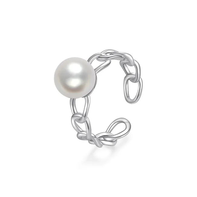 ZXIN JEWELRY Pearl Rings Women's-0