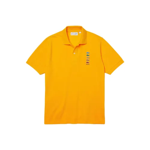 LACOSTE x Polaroid Polo Shirt Men's Cream