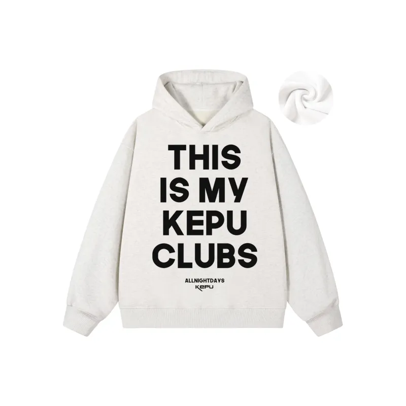Kepu Sweatshirt Unisex White Heather Gray-10