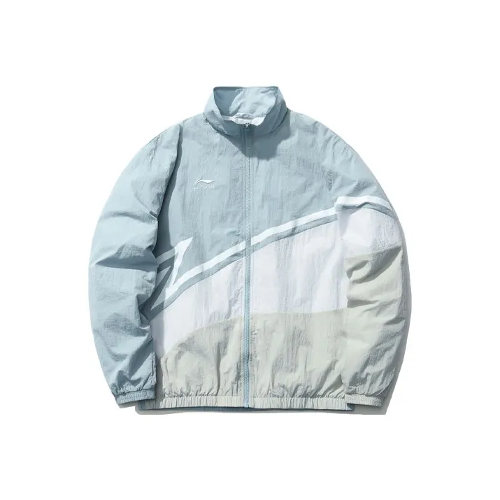 LiNing Sports Fashion Collection Jacket Unisex Blue Gray-0