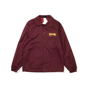 Thrasher Jacket Japan Version Unisex Burgundy