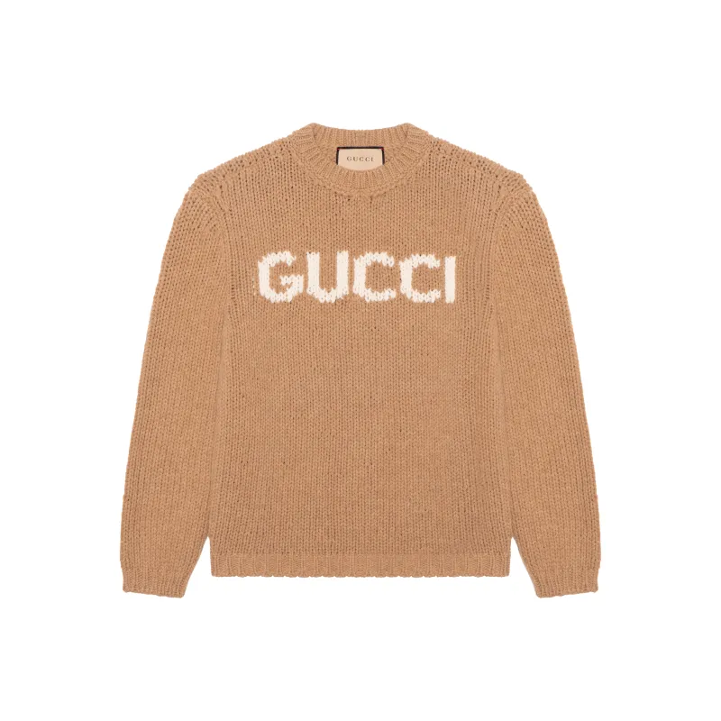 GUCCI Logo jacquard Sweater-0