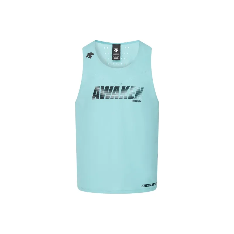 DESCENTE RUNNING Collection Tank Top Men's Sky Blue-0