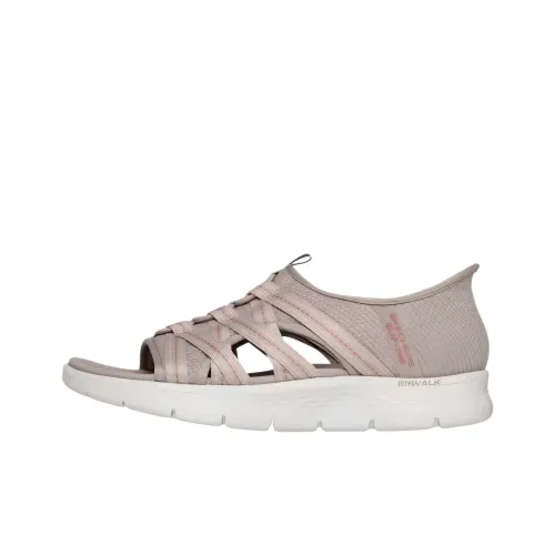 Skechers Go Walk Fle Beach Sandals Women's Taupe