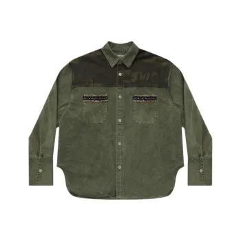 GOOD BAI Series 916 Shirts Unisex Army Green
