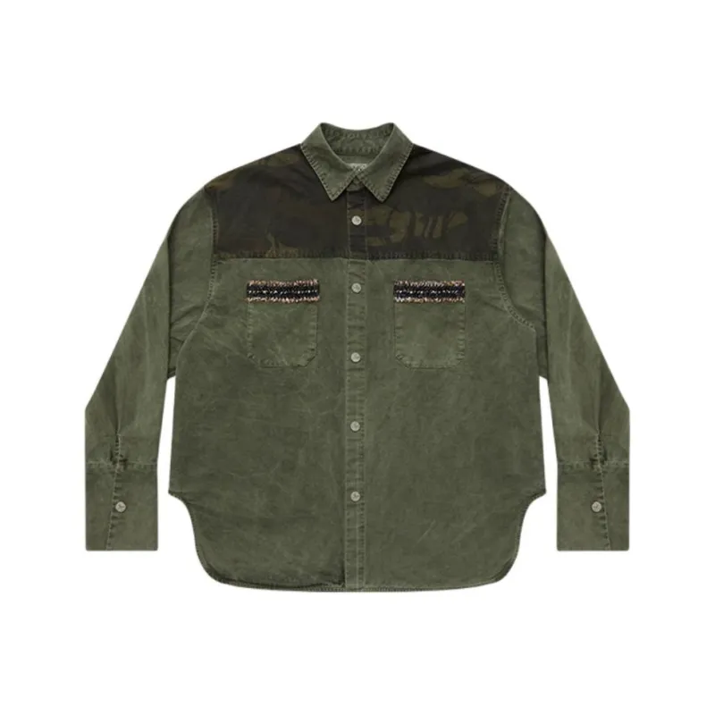 GOOD BAI Series 916 Shirts Unisex Army Green-0