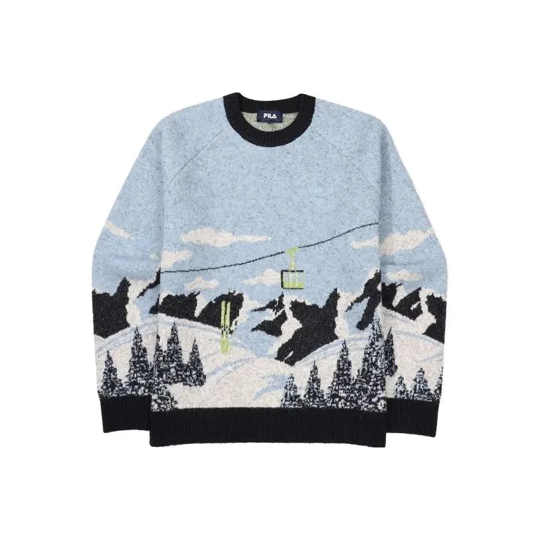 FILA Sweaters Unisex Blue-0