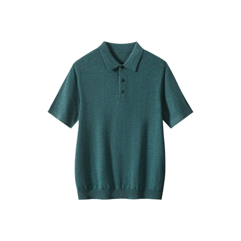 H YXIANG Polo Shirts Men-5