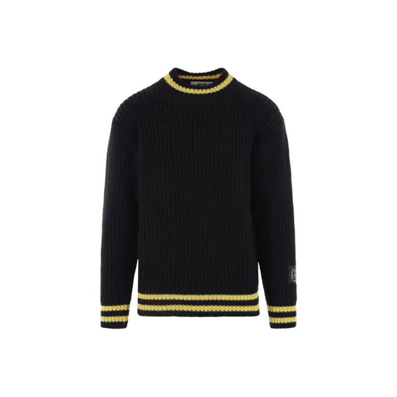 MSGM Logo Patch Crewneck Sweatshirt-0