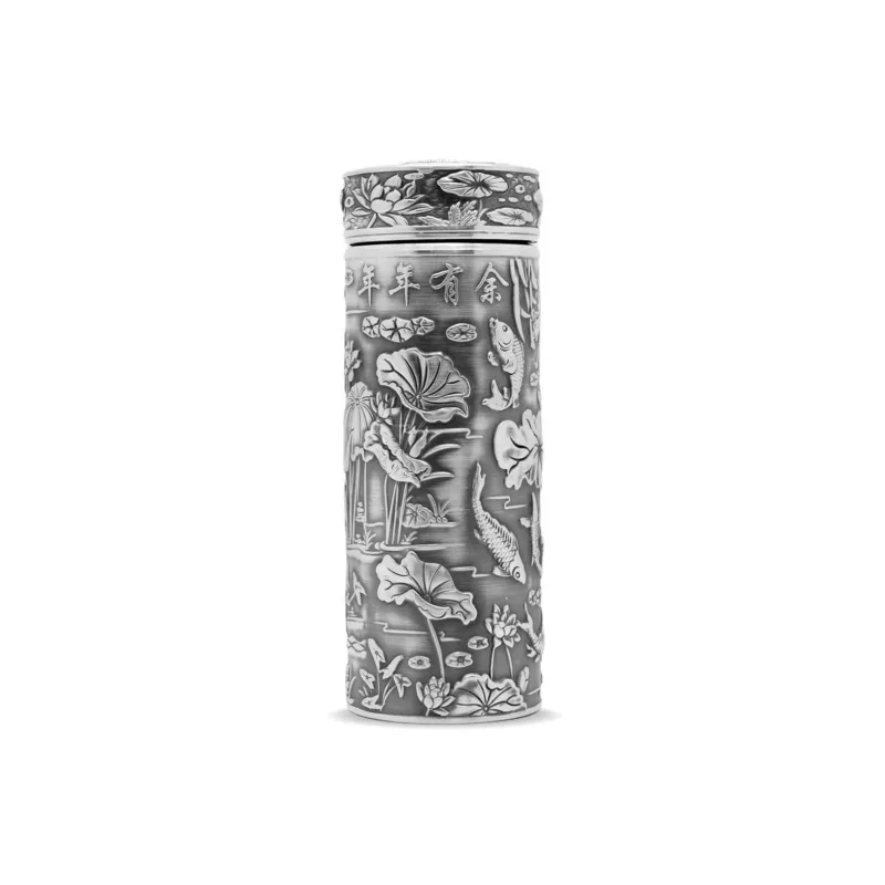 Yu Yin 999 Fine Silver Insulated Cups Men's-0