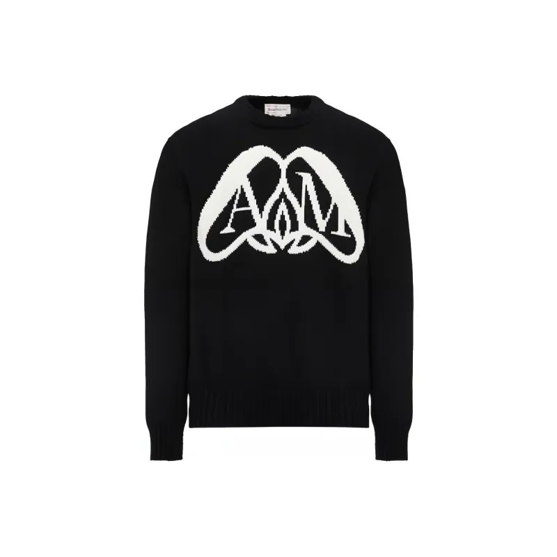 Alexander McQueen Logo Printed Crewneck Sweatshirt-0