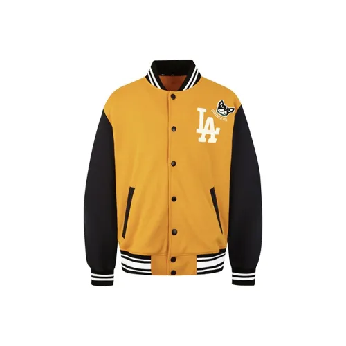 MLB Bark Monster LA Dodgers Jackets Unisex Yellow