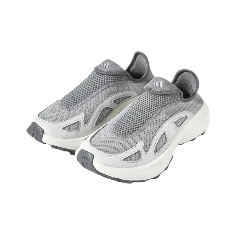 Adidas FC WALKER E Anti Slip Wear Resistant Low Top Running Shoes Unisex White Gray-1