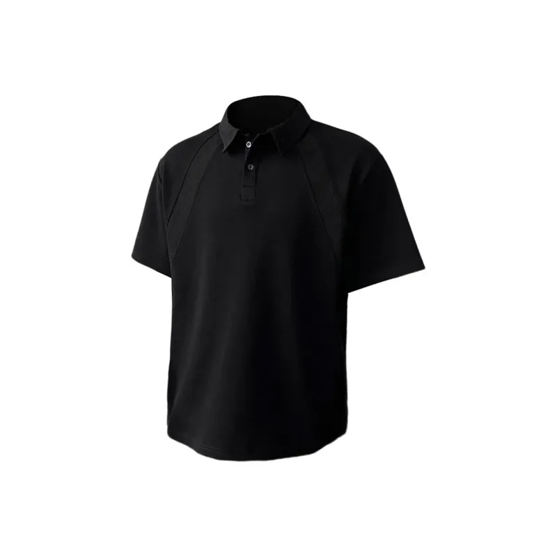 SOCKKEY Polo Shirt Unisex Black-7