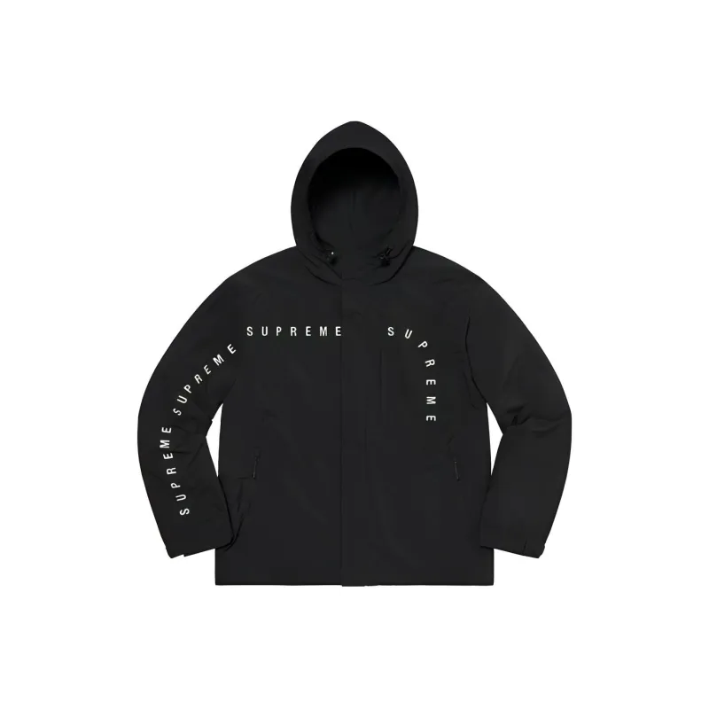 Supreme Curve Logos Ripstop Jacket-0