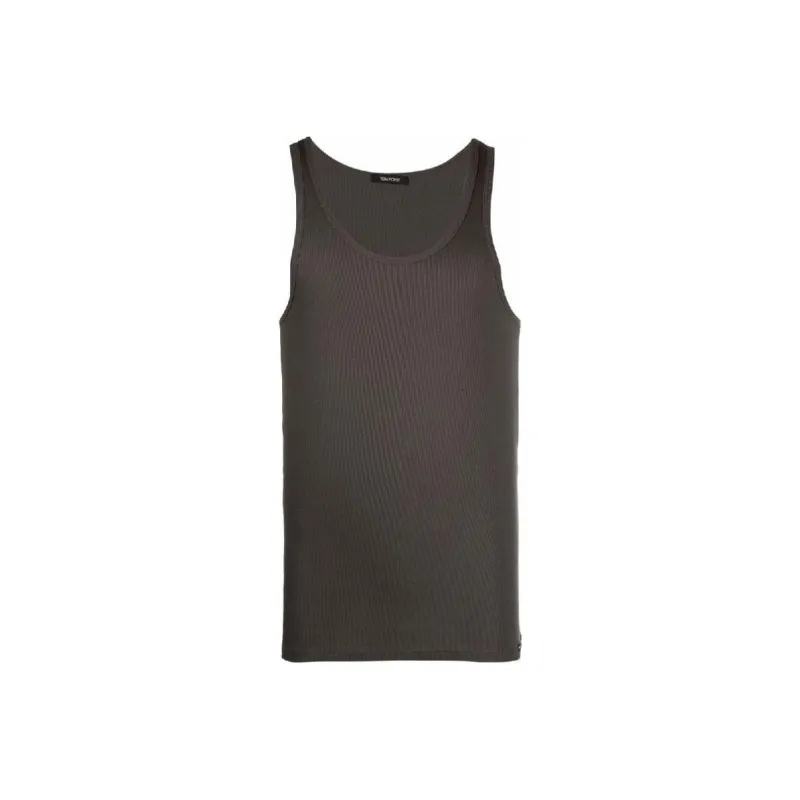 TOM FORD SS23 Tank Top Men's Dark Green-0