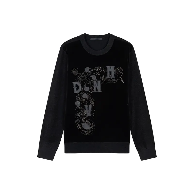 DAVID NAMAN Sweaters Men Black-0