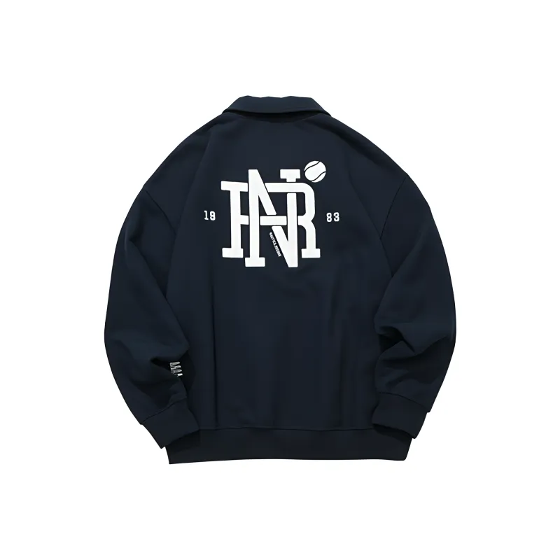 Reebok x Nautica Sweatshirt Unisex Navy Blue-1