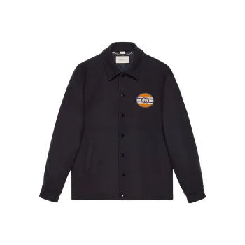 GUCCI Interlocking G Patch Windbreaker