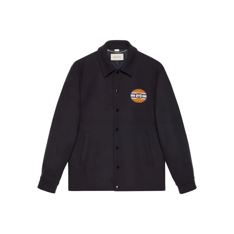 GUCCI Interlocking G Patch Windbreaker-0